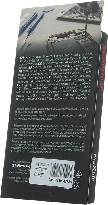 Immagine prodotto Maxlife batteria per Xiaomi Note 9 Pro BN53 5020mAh