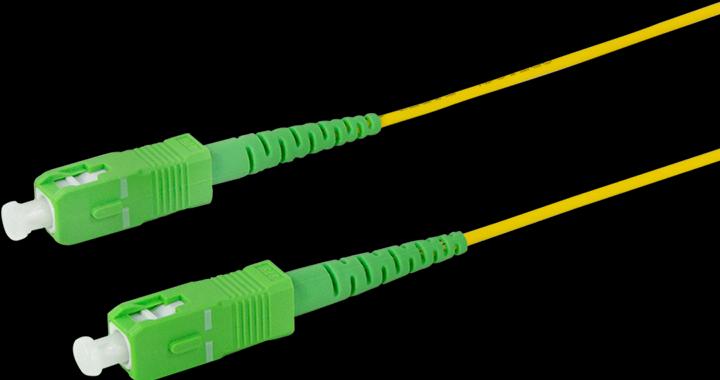 Produktbild LogiLink LWL Patchkabel, 2x SC-Simplex, OS2, 20 m, gelb SC-Simplex Stecker (20 m)