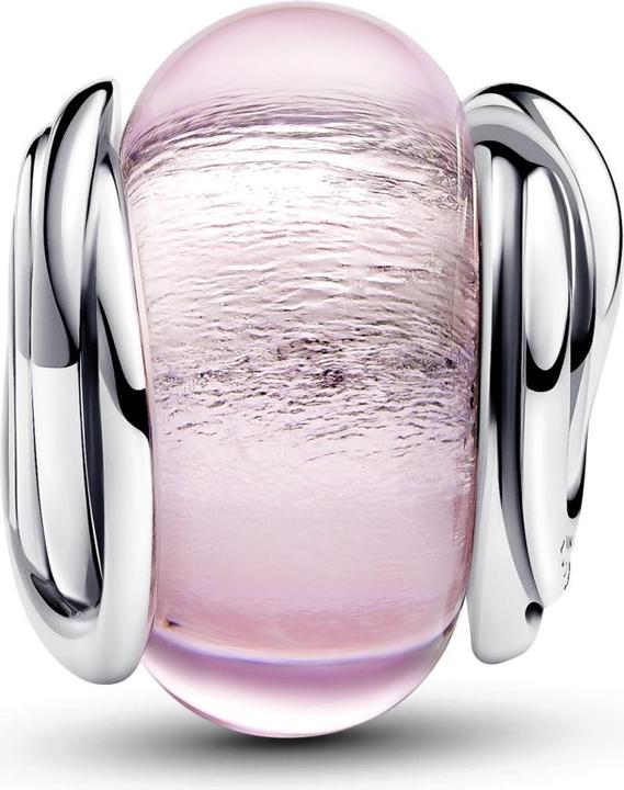 Image du produit Pandora Charm cercle en verre de Murano (Argent massif, Verre de Murano)