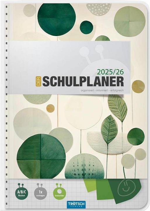 Produktbild Schulplaner Grün 25/26 (A5, Deutsch)