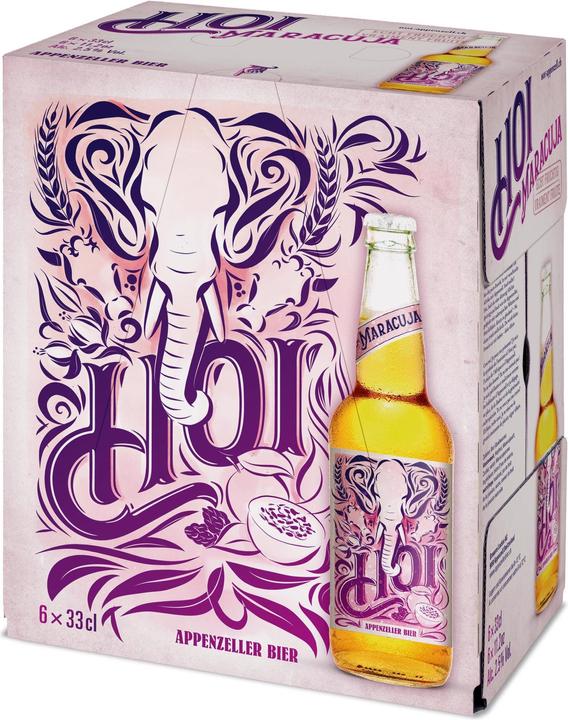 Produktbild Appenzeller Bier Hoi Maracuja 6 x 0.33 l (6 x 33 cl)