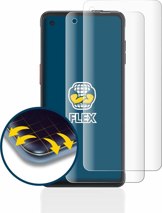 Produktbild BROTECT Full-Cover Displayschutz (2 Stück, Samsung Galaxy Xcover Pro)