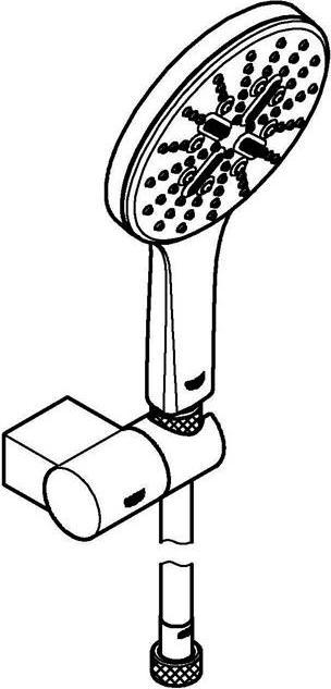 Image du produit Grohe Rainshower SmartActive 130 Set de support mural (3 Types de jets, 9.50 l/min)
