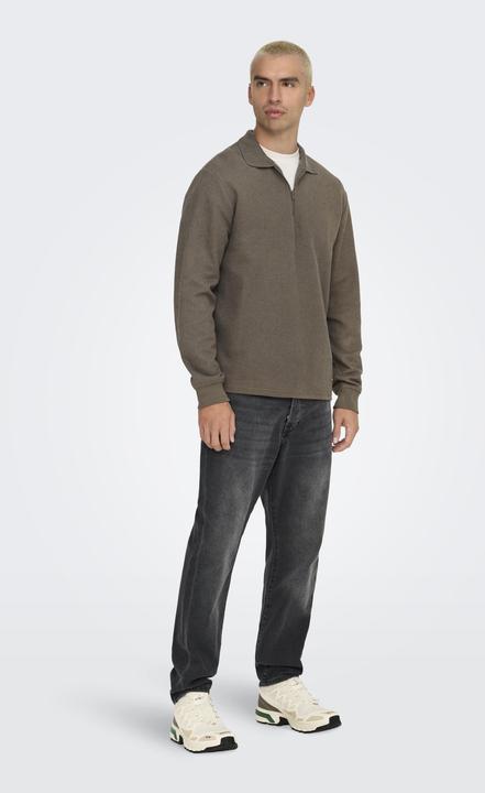 Actual product image Only & Sons Onstrevor Life Reg Ls Polo Noos (S)