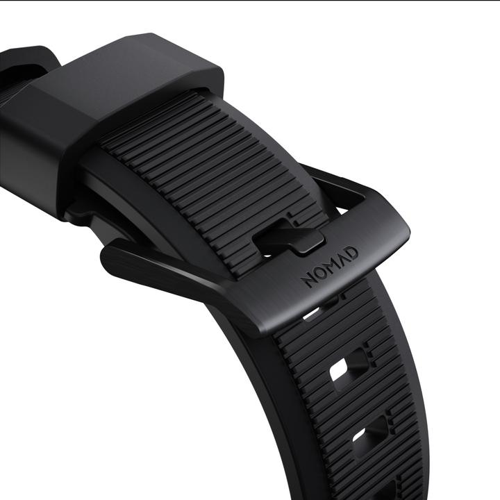 Produktbild Nomad Rugged V2 Connector Black 42/44mm (44 mm, Edelstahl, Reifen)