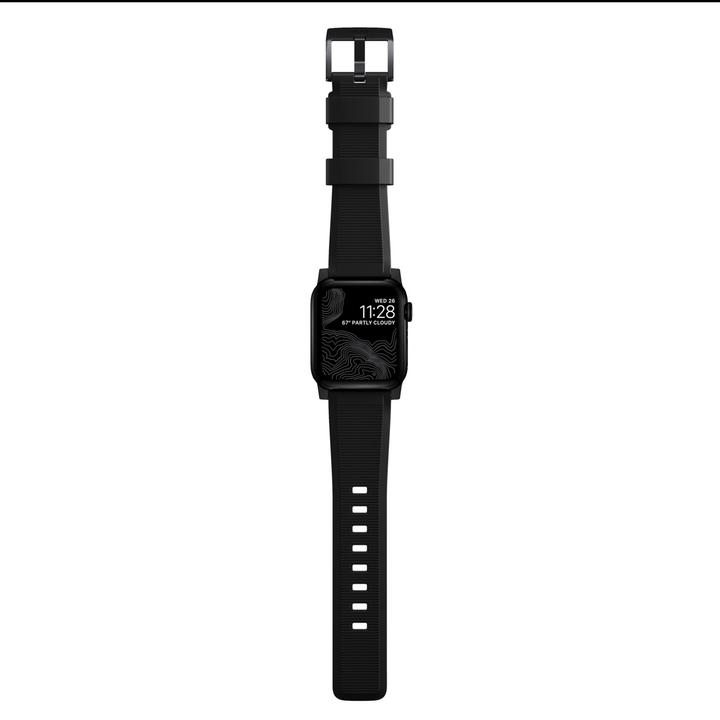 Produktbild Nomad Rugged V2 Connector Black 42/44mm (44 mm, Edelstahl, Reifen)