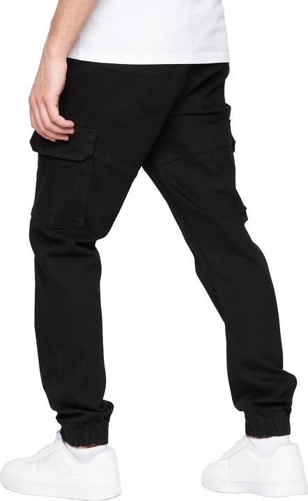Actual product image Crosshatch Mens Malimore Cuffed Ankle Cargo Jeans (32)