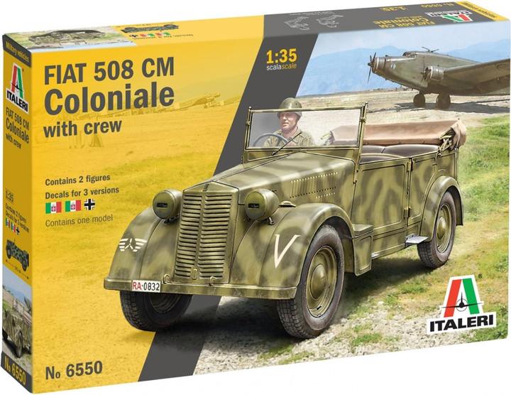 Actual product image 1:35 Fiat 508 CM Coloniale w. Fig.