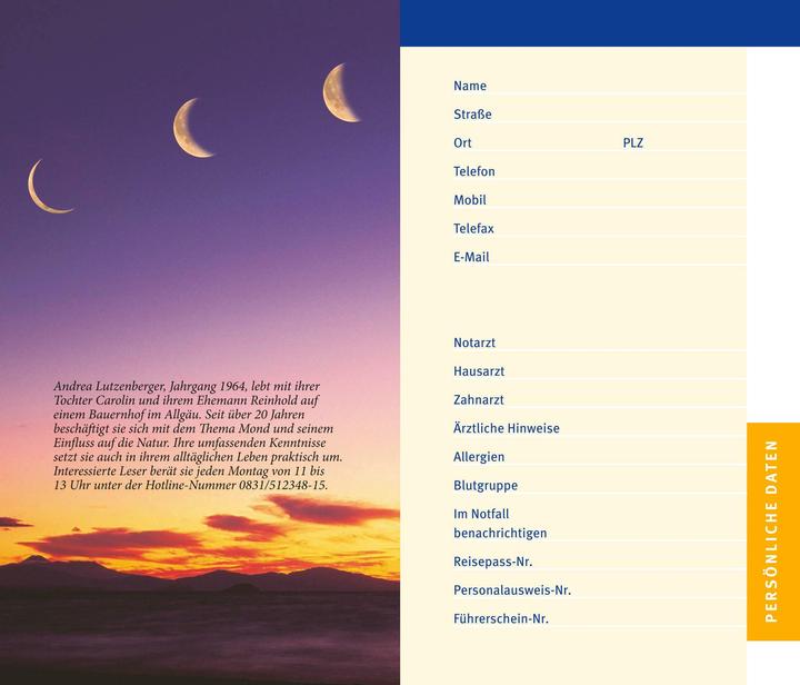 Produktbild Mondkalender 2026 (Harter Einband, Deutsch)