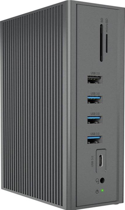 Actual product image Icy Box IB-DK2262AC (USB-C, 3 Ports)