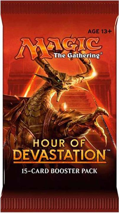 Actual product image Magic the Gathering Hour of Devastation Booster - - EN (English, Booster Pack)