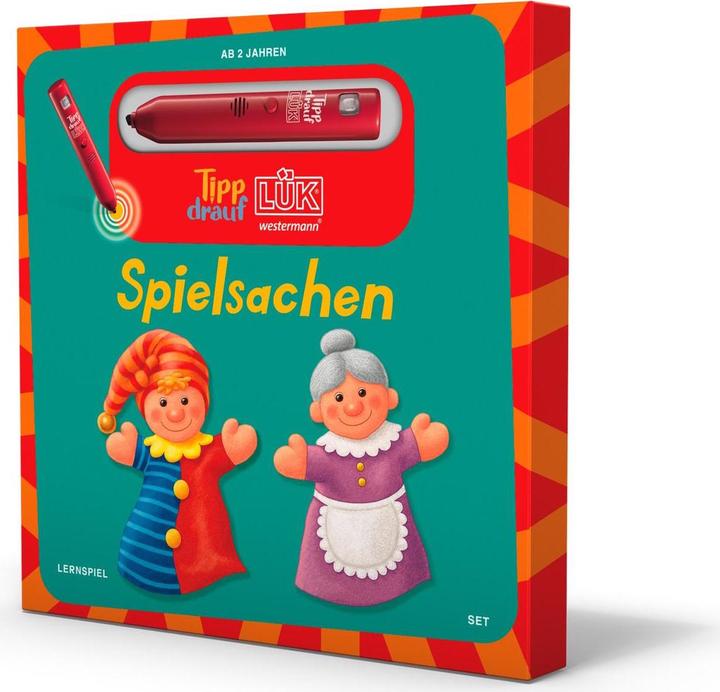 Produktbild Tipp-drauf Bilderbuch Spielsachen + Stift (Deutsch)
