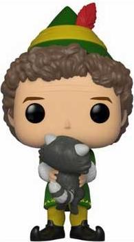 Actual product image Funko POP! Elf Buddy Elf avec Raton Laveur