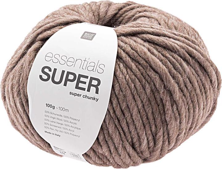 Produktbild Rico Design Wolle Essentials Super Super Chunky 100 g Beige (90 m)