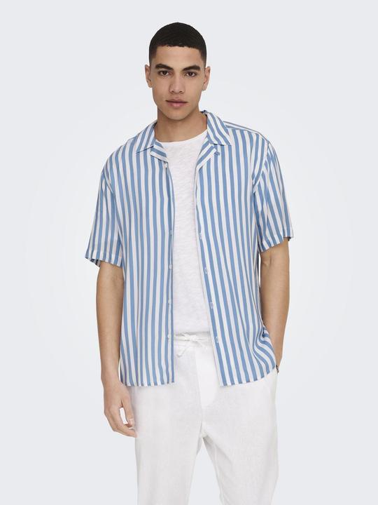 Immagine prodotto Only & Sons Camicia a maniche corte a righe (XS)