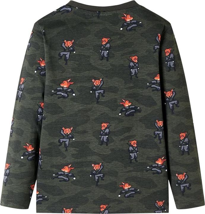 Produktbild VidaXL Kinderpyjama mit Langen Ärmeln Khaki 92,Material: 100 (92)