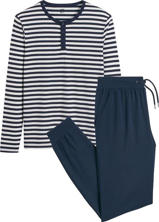 La Redoute Collections Pyjama aus Baumwoll-Jersey (S)