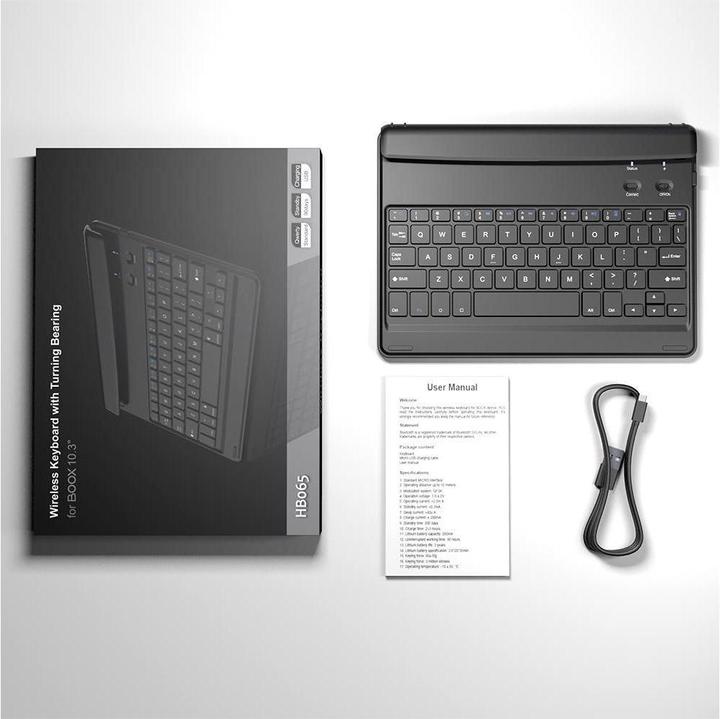 Produktbild Onyx Tastatur Bluetooth Keyboard (Boox Max 3, Boox Note Pro, Boox Note, Boox Note2)