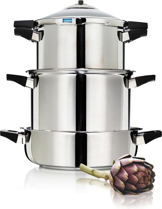 Actual product image Kuhn Rikon Duromatic (22 cm, Steam cooker, Stainless steel)