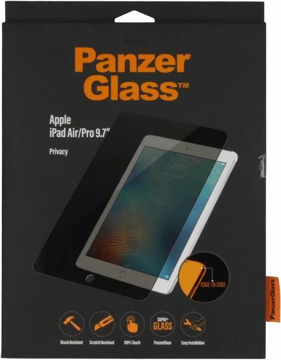 Image du produit PanzerGlass Vie privée (1 pièce(s), iPad 2017 (5e gène), iPad 2018 (6e gén.), iPad Air, iPad Air 2014 (2. Gen), iPad Pro 9.7 2016 (1. Gen))