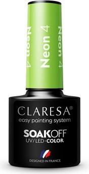 Claresa Soak Off Uv/Led Neon Gel Polish 4 5G (Neon UV, LED, UV-Gel Lack)