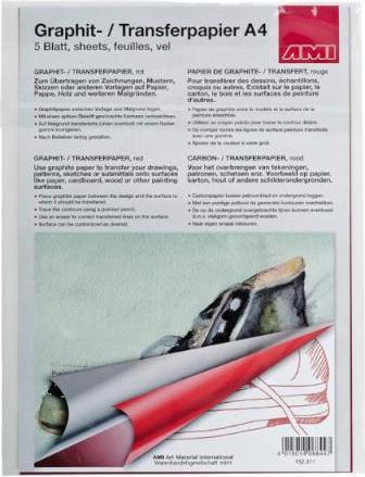 Produktbild Ami Transferpapier rot
