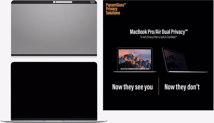 Immagine prodotto PanzerGlass Pellicola protettiva per MacBook Pro + DualPrivacy magnetico (15.40", 16 : 10)