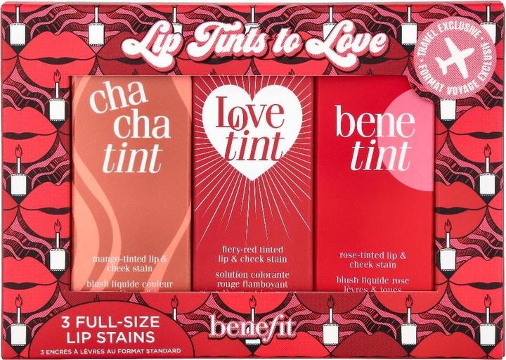Produktbild BeneFit Cosmetics Lip Tints to Love (Violett, Gold, Rot)