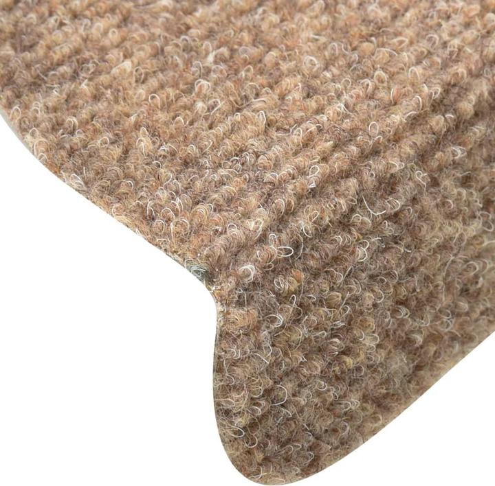 Produktbild VidaXL Selbstklebende Stufenmatten, 15 Stück, cremefarben, 56x17x3cm (56 x 17 x 3 cm)