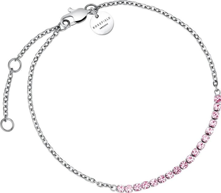 Immagine prodotto Rosefield Bracciale Tennis Light Rose Bracciale in argento (19.50 cm, Acciaio inossidabile 316L rodiato)
