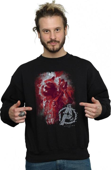 Immagine prodotto Felpa Avengers Endgame Rocket in cotone spazzolato (5XL)