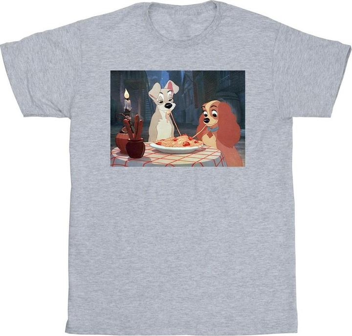 Disney Lady And The Tramp Spaghetti Photo TShirt (3XL)