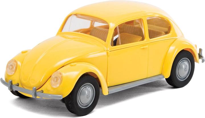 Actual product image Airfix VW Beetle kit, yellow Quick Build