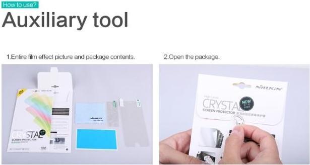 Actual product image Nillkin Super Clear (1 Piece, Sony Xperia X)