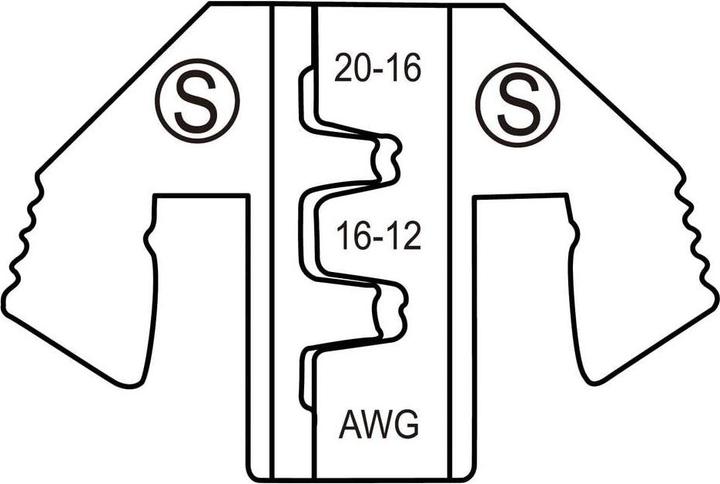 Actual product image Toolcraft TO-9625902 Crimpeinsatz Anderson Power 15A Powerpole Stecker, Anderso (50.70 mm)