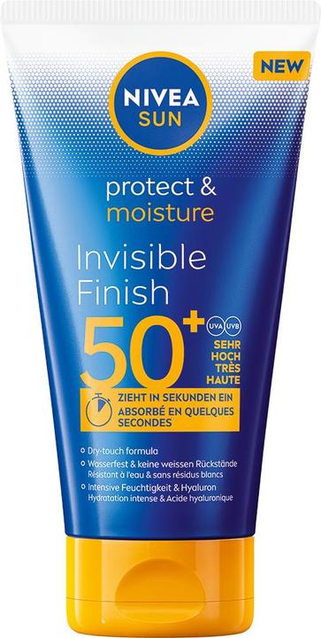Actual product image NIVEA Invisible Finish (Suntan cream, SPF 50+, 150 ml)
