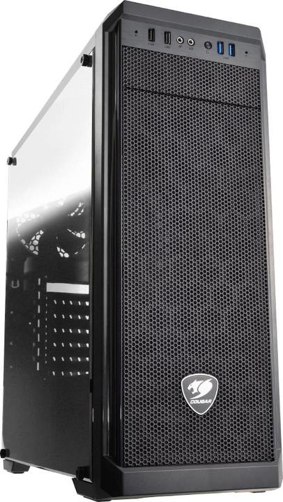 Actual product image Cougar MX330-G Tempered Glass Midi Tower (ATX, mATX, Mini-ITX)