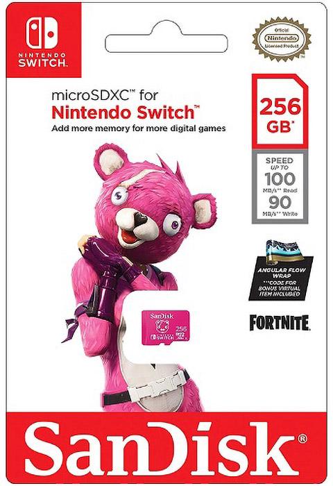 Produktbild SanDisk Nintendo Switch Card Fortnite Edition (256 GB, microSDXC, U3, UHS-I)