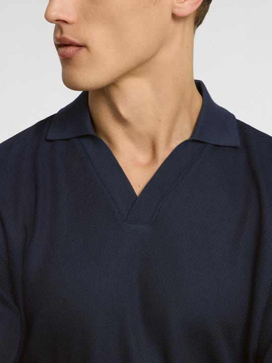 Produktbild Selected Homme Strick Langarm-Poloshirt (XXL)