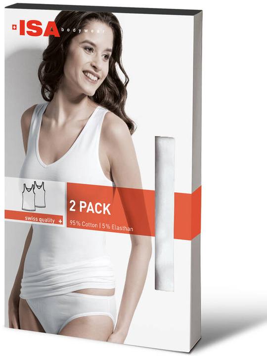 Produktbild ISA Bodywear Träger Top 2er-Pack (L)