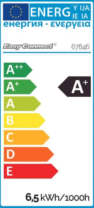 Energie-Label Easy Connect MR20 (GU10, 6 W, 520 lm, 1 x, G)