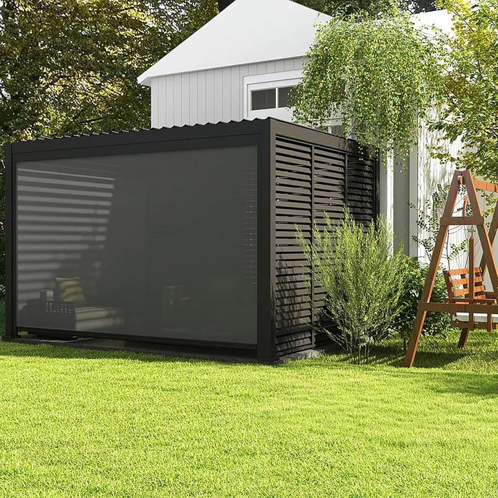 Image du produit Colibri Rideau latéral réglable 4m pour Pavillon Pergola Premium et Standard Plus (1 cm, 400 cm)