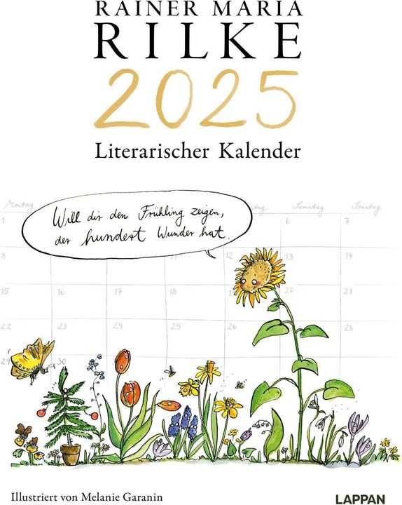 Produktbild Rilke:Rilke-Kalender 2025 - Wandkalend (Deutsch)