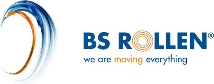 Actual product image BS Rollen Swivel castor F25.038 plastic 40 mm up to 25 kg with plate 42x42 mm