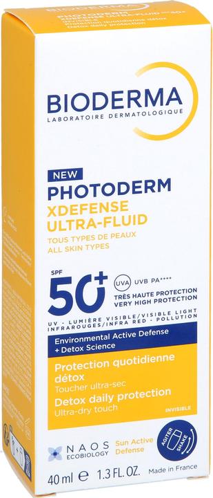 Produktbild Bioderma Photoderm Xdefe transpa Tb 40ml (Sonnencreme, SPF 50+, 40 ml)