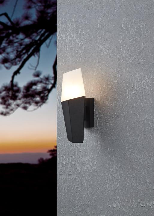 Productafbeelding EGLO 900682 FARINDOLA E27 wand-/plafondlamp buiten zwart wit IP44 (E27, IP44)