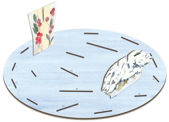 Actual product image Advent calendar "Animals in winter"