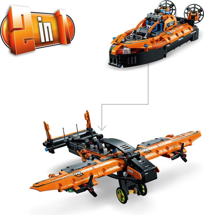 Produktbild LEGO Luftkissenboot für Rettungseinsätze (42120, LEGO Technic)