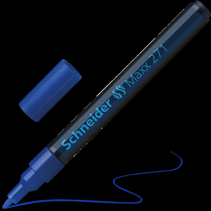 Produktbild Tajima Schneider Oil Marker Maxx 271, Blue (Blau, 2 mm, 1 x)