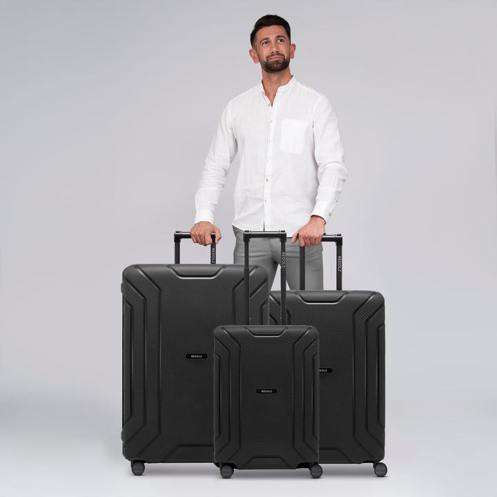 Produktbild Redolz Essentials 15 4-Rollen Kofferset 3-tlg. mit Dreipunkt-Verschluss (210 l, XL (ab 115l))
